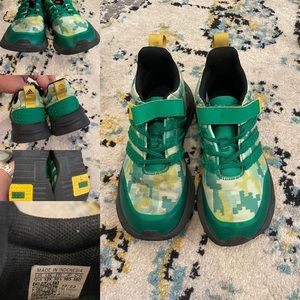Adidas Lego Ninjago Green Shoes Size 12.5